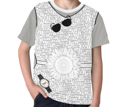 Youth Girl Psalm 46:10 Covered T-Shirt