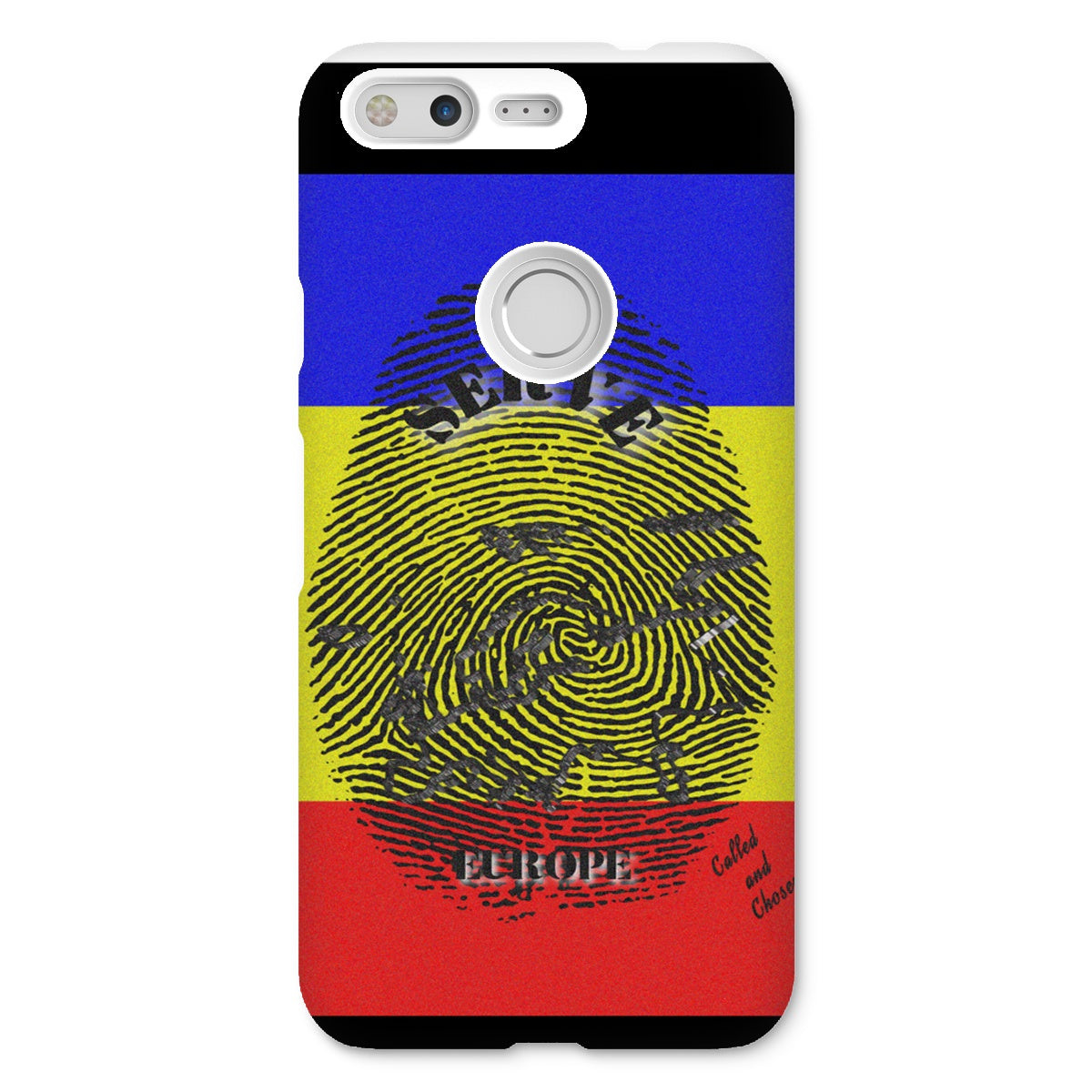 I Serve Europe Fingerprint Snap Phone Case