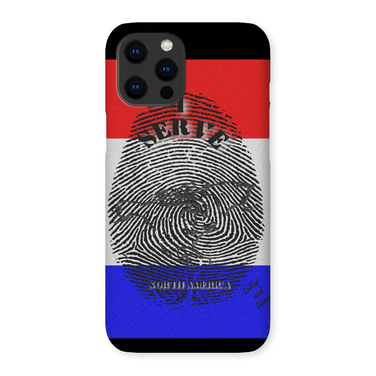 I Serve North America Fingerprint Snap Phone Case