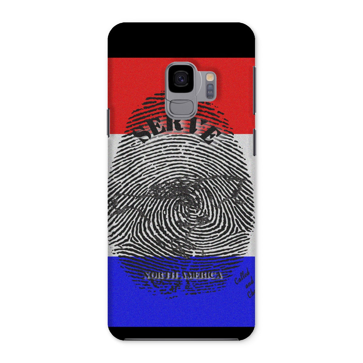 I Serve North America Fingerprint Snap Phone Case