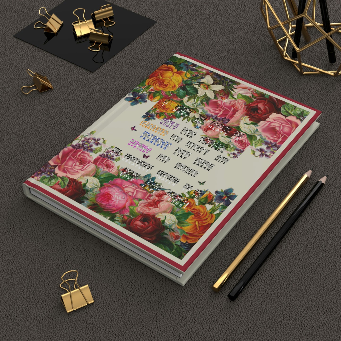 Braille || Love Like Jesus Girls' Journal || Floral