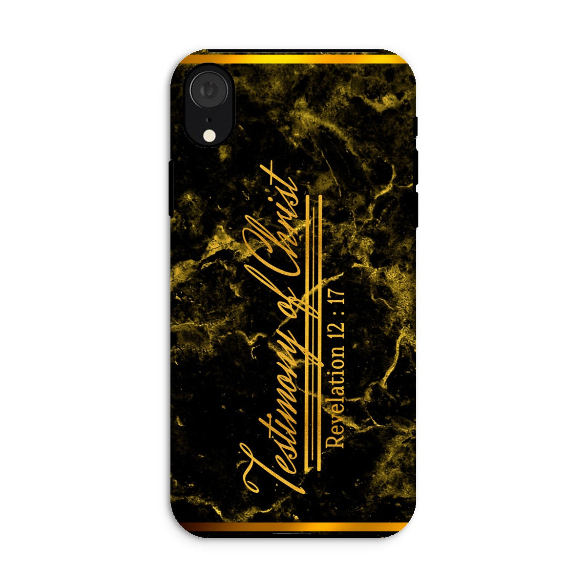 Testimony of Christ || Revelation 12:17 Tough Phone Case
