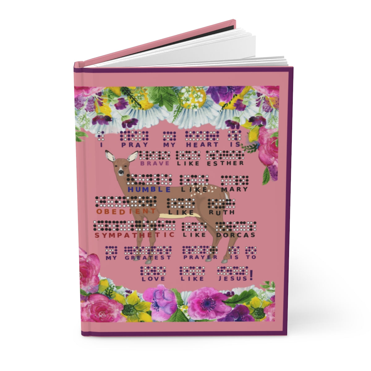Braille || Love Like Jesus Girl's Journal || Deer