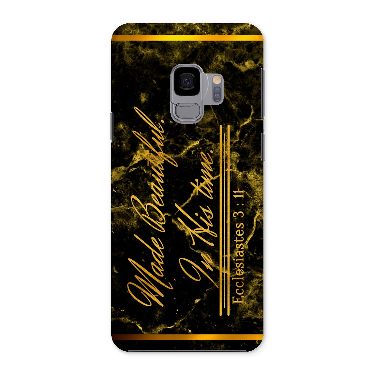 Made Beautiful in His Time || Ecclesiastes 3:11 Snap Phone Case