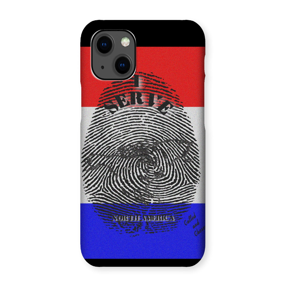 I Serve North America Fingerprint Snap Phone Case
