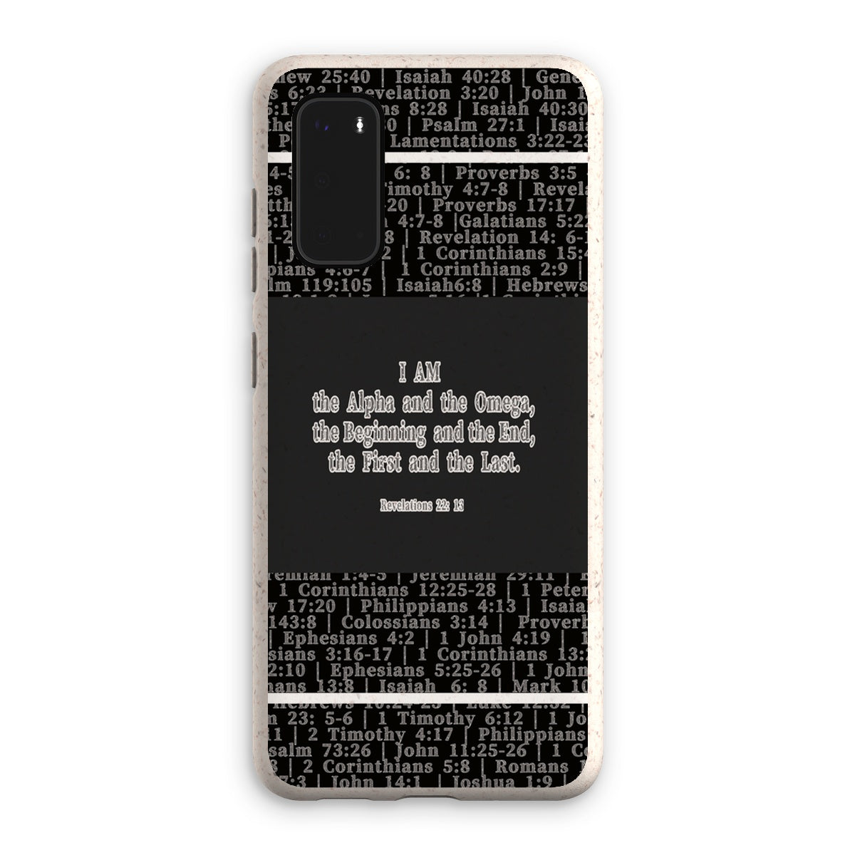 Revelation 22:13 Verse Eco Phone Case
