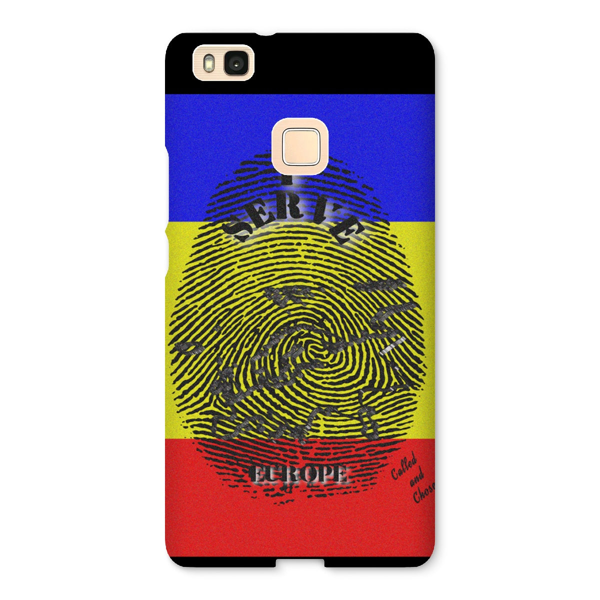 I Serve Europe Fingerprint Snap Phone Case