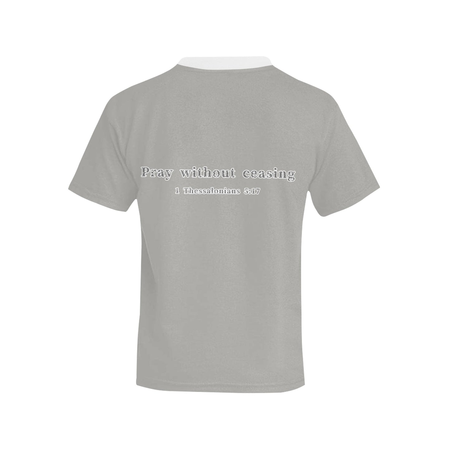 Youth Girl 1 Thessalonians 5:17 Covered T-Shirt
