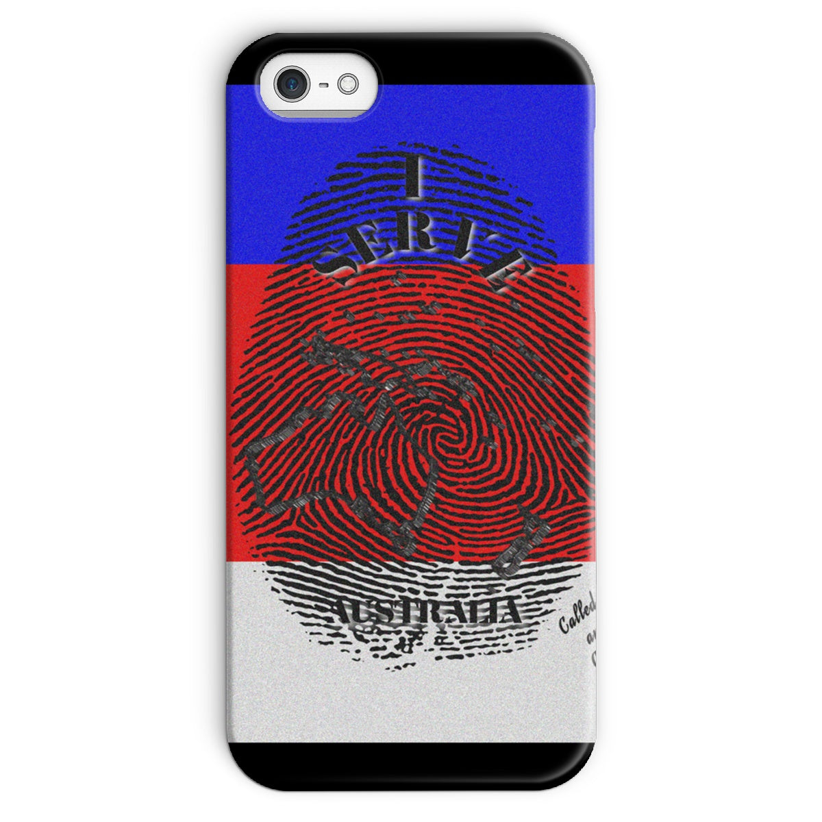 I Serve Australia Fingerprint Snap Phone Case