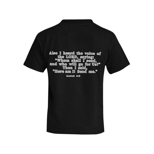 Youth Girl Isaiah 6:8 Covered T-Shirt