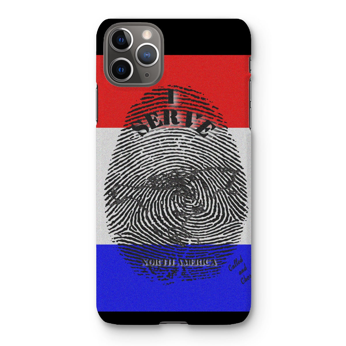 I Serve North America Fingerprint Snap Phone Case