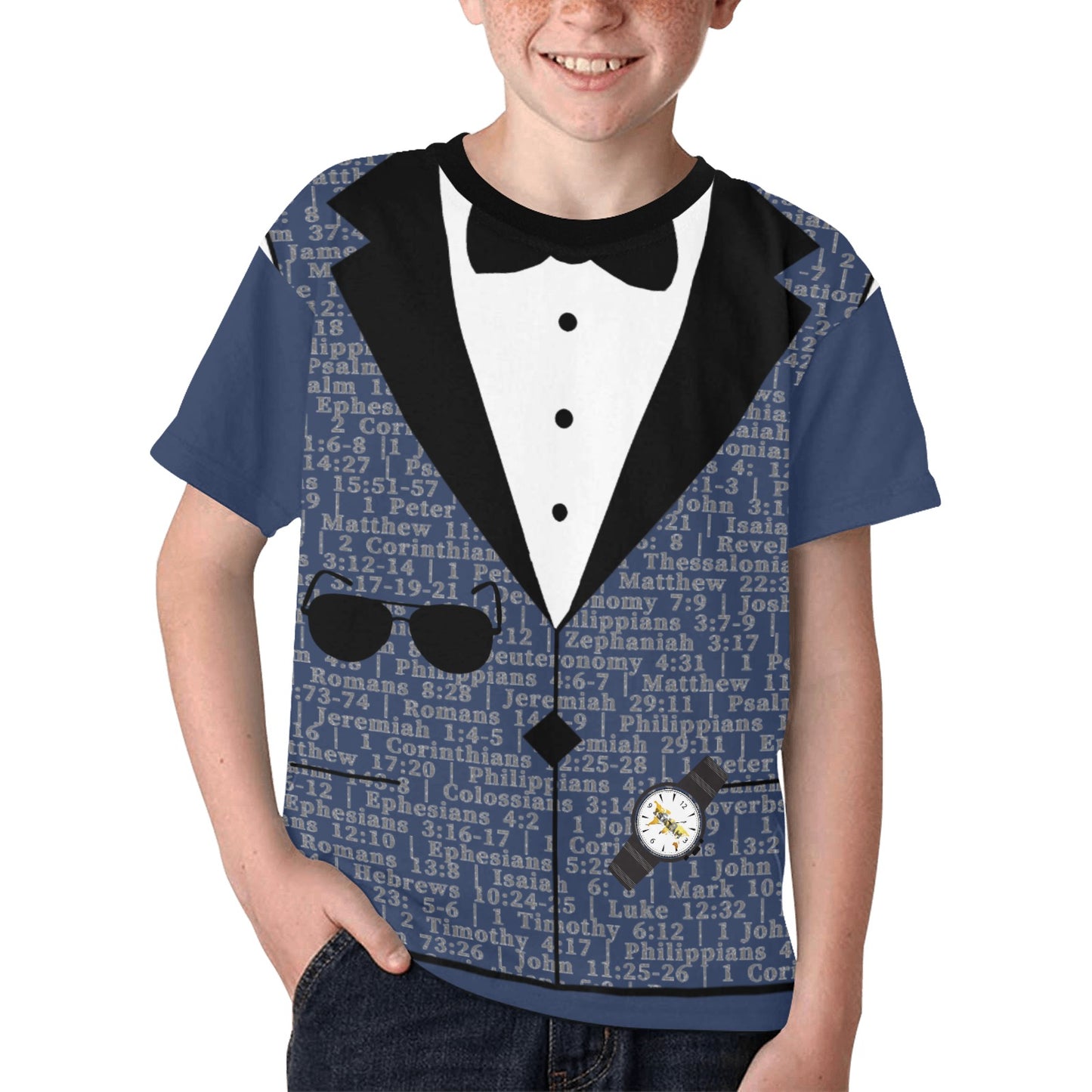 Youth Boy Isaiah 6:8 Covered T-Shirt