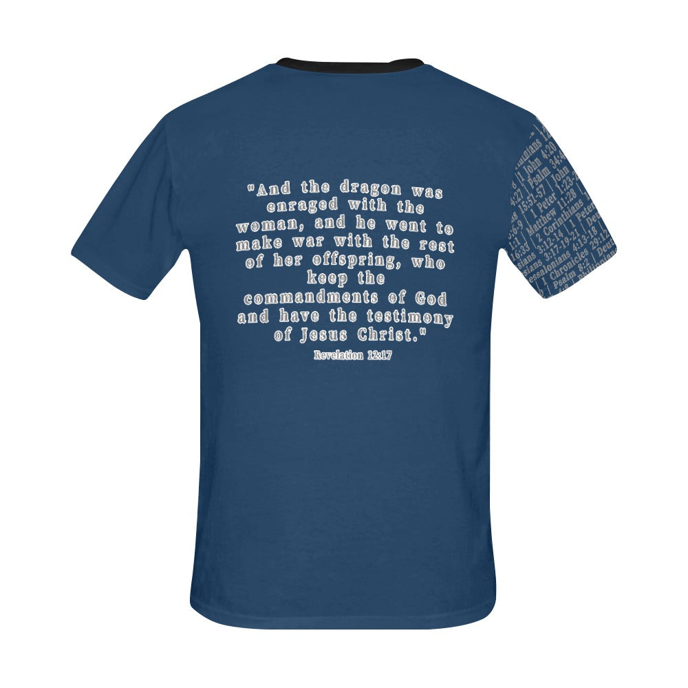 Adult Unisex Revelation 12:17 D.H.W. Jersey Tee