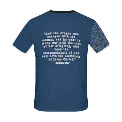 Adult Unisex Revelation 12:17 D.H.W. Jersey Tee