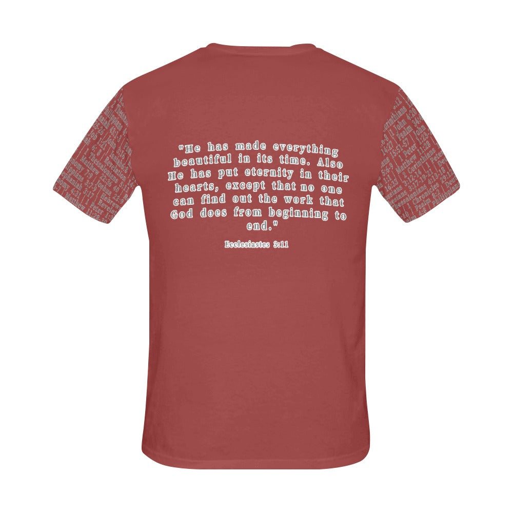 Adult Unisex Ecclesiastes 3:11 D.H.W. Jersey Tee