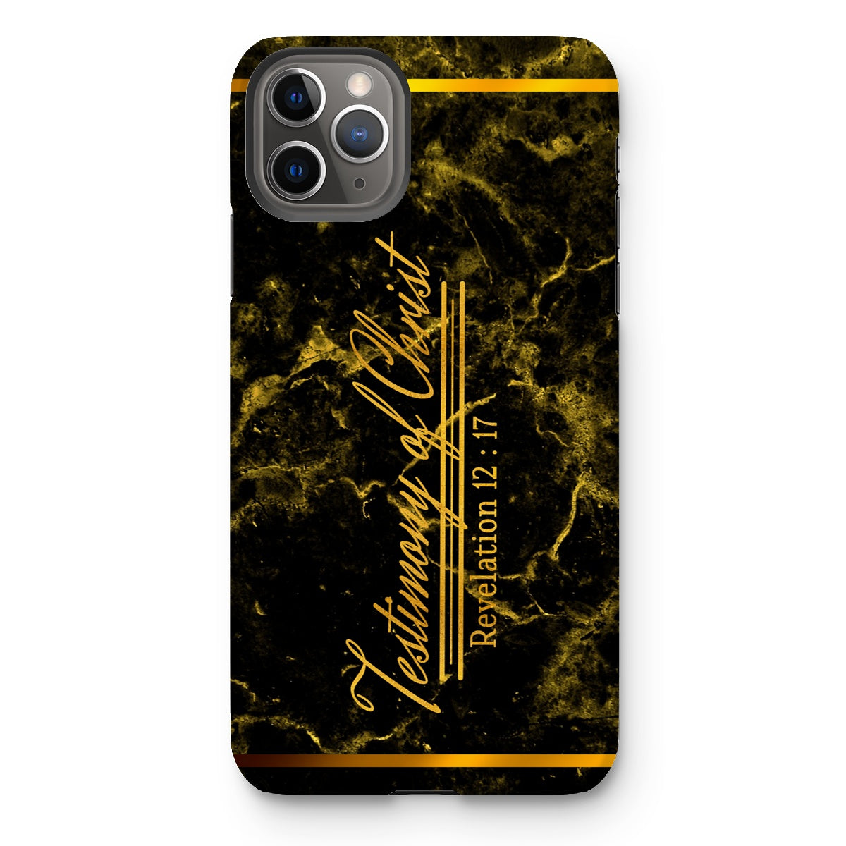 Testimony of Christ || Revelation 12:17 Tough Phone Case