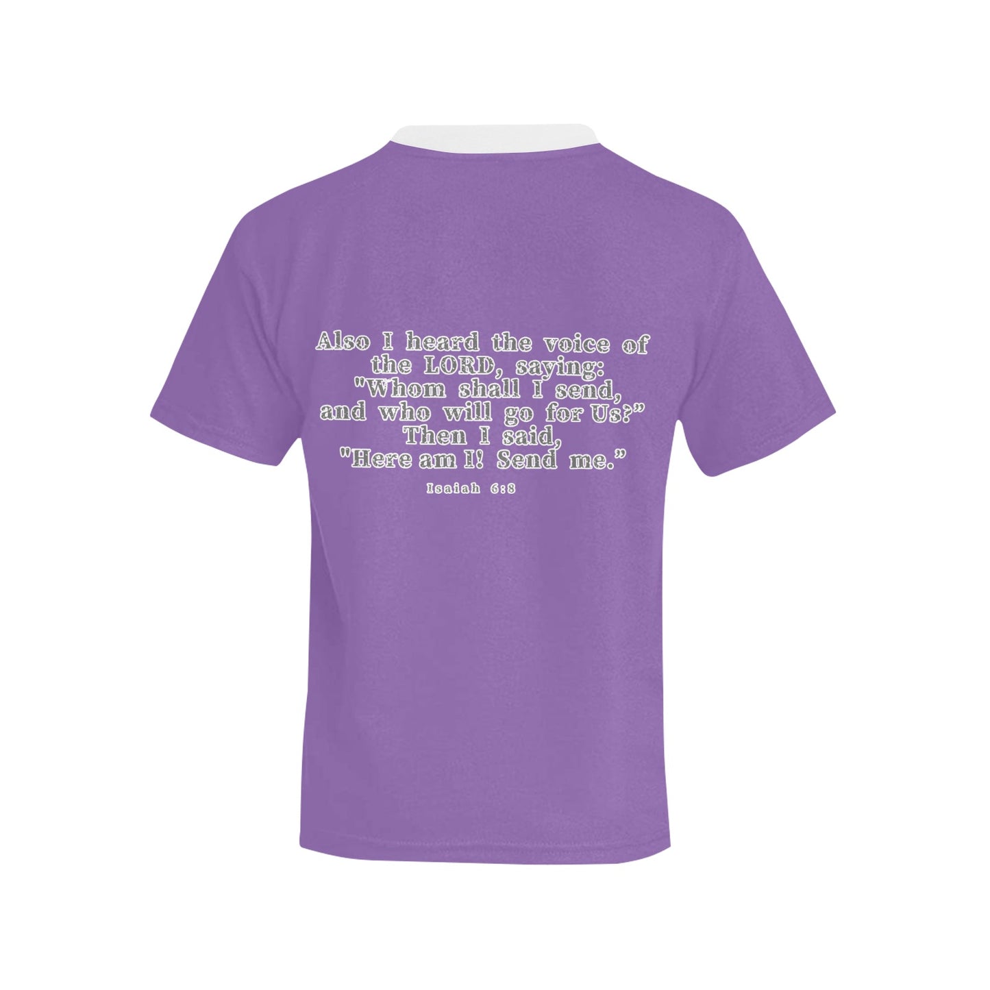 Youth Girl Isaiah 6:8 Covered T-Shirt