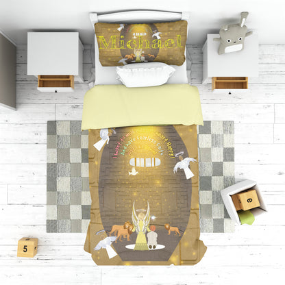 Toddler's Two-Piece Making Jesus Merry Like Daniel Duvet Cover Set