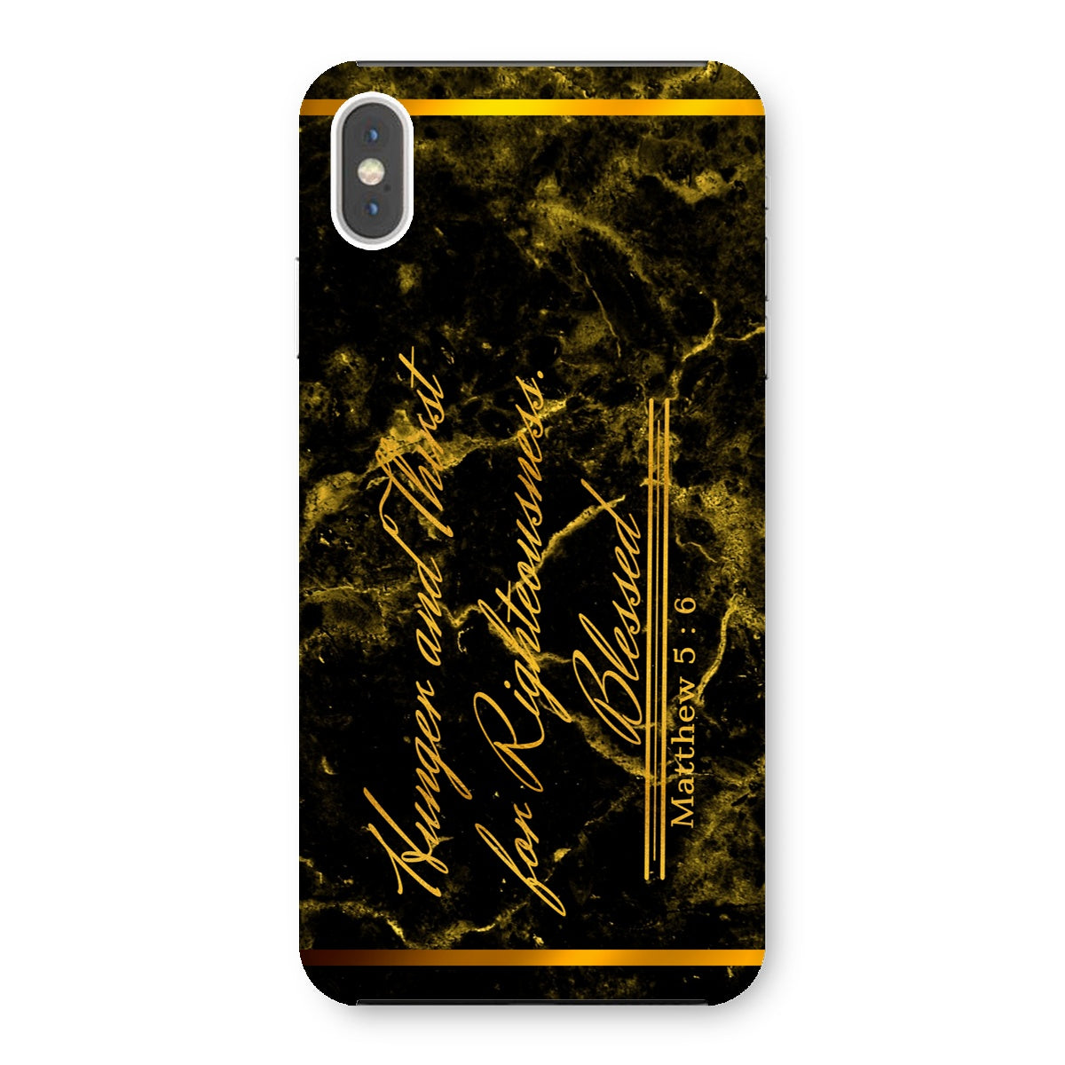 Hunger and Thirst for Righteousness || Matthew 5:6 Snap Phone Case