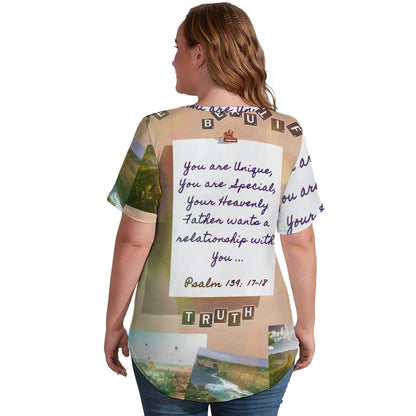 You Are Unique Ladies' V-Neck Blouse