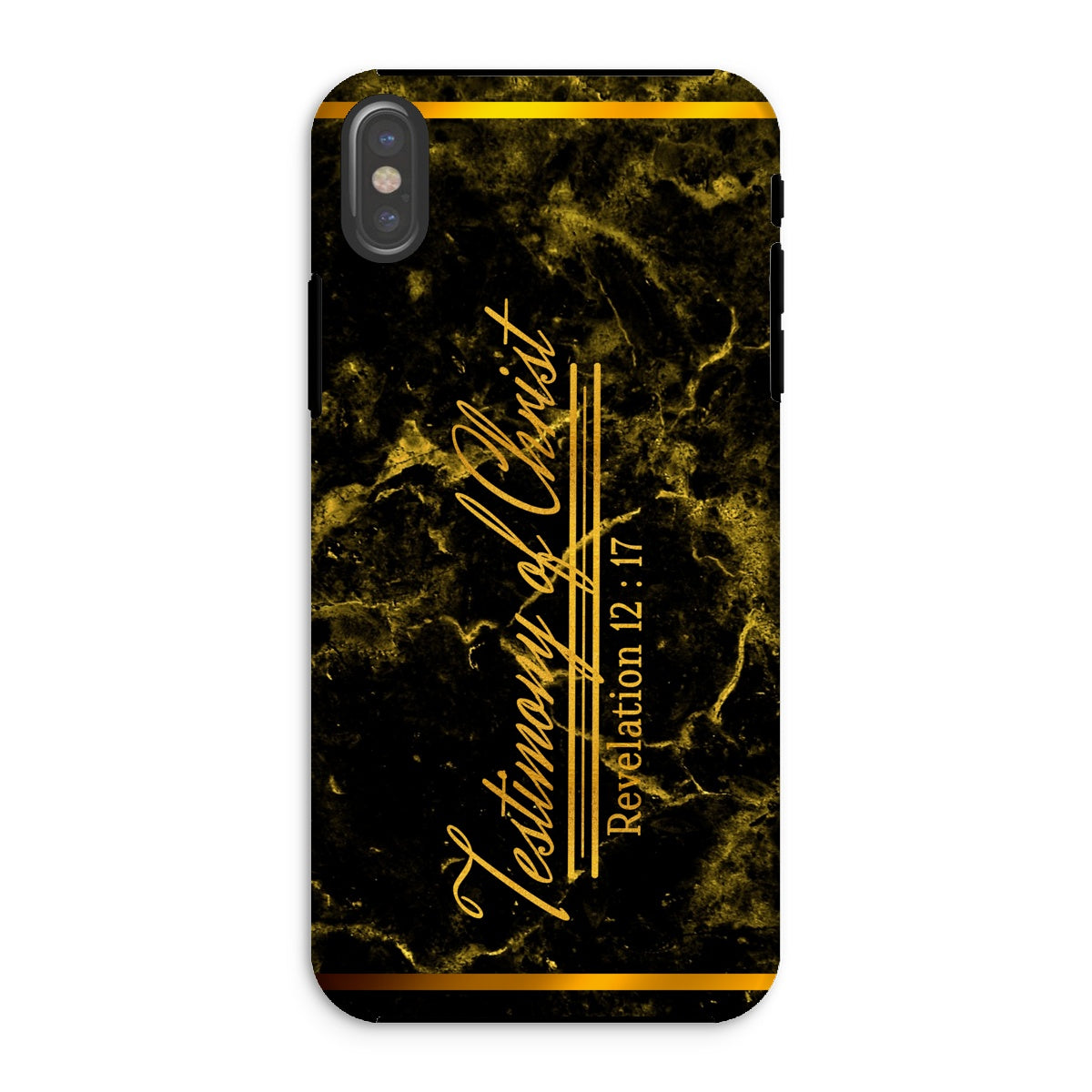 Testimony of Christ || Revelation 12:17 Tough Phone Case
