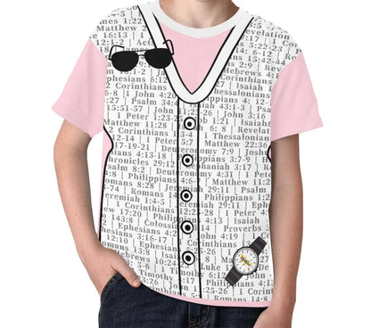 Youth Girl 1 Thessalonians 5:17 Covered T-Shirt