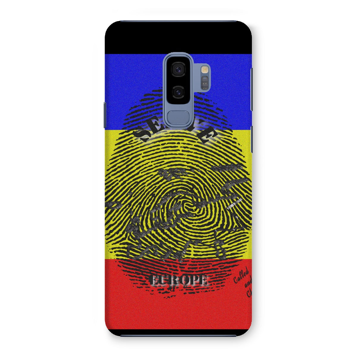 I Serve Europe Fingerprint Snap Phone Case