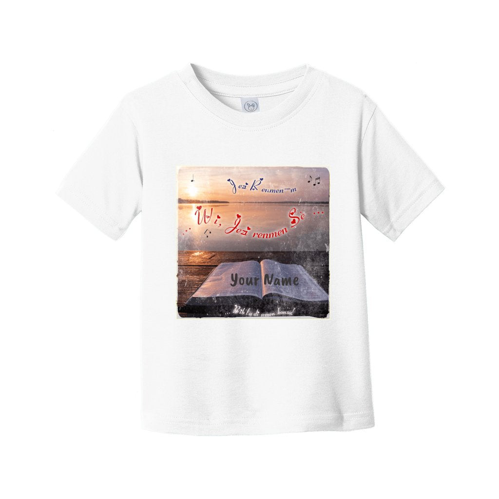 Creole || Toddler Girl's Jesus Loves Me Family Sing-along T-Shirt