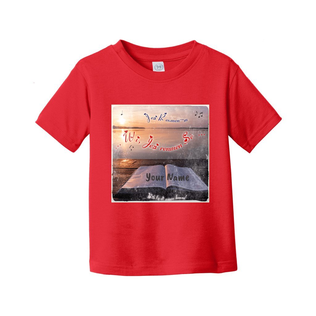 Creole || Toddler Girl's Jesus Loves Me Family Sing-along T-Shirt