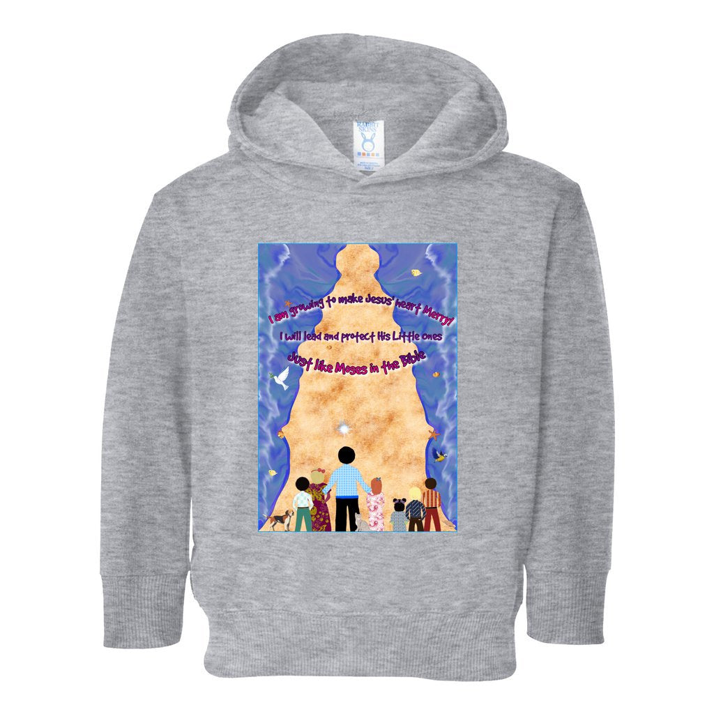 Making Jesus Merry Like Moses Boy's Toddler Hoodie