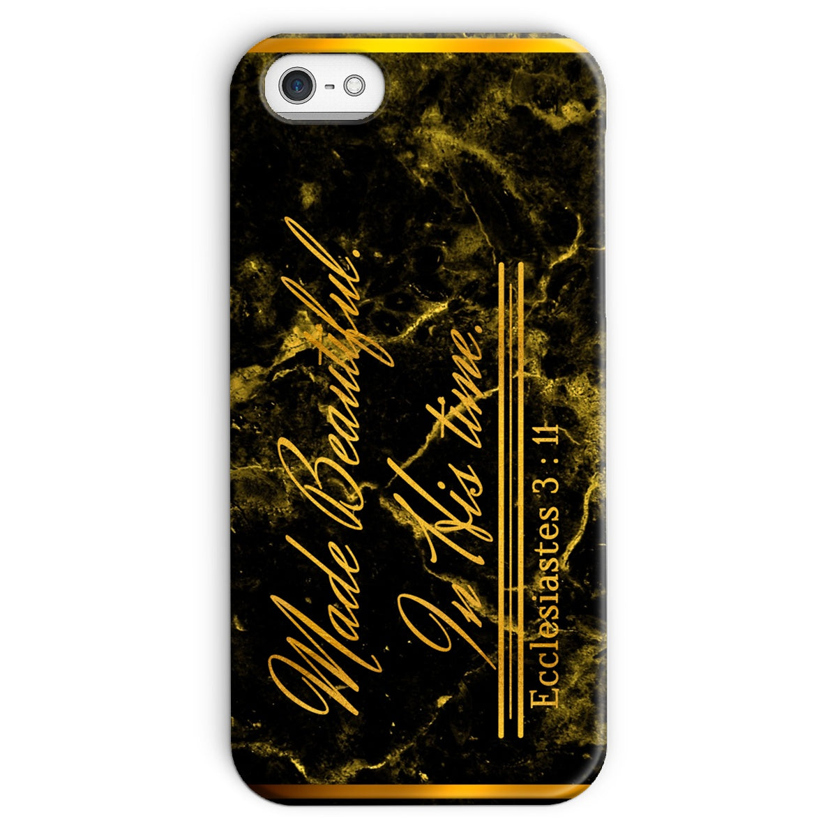 Made Beautiful in His Time || Ecclesiastes 3:11 Snap Phone Case