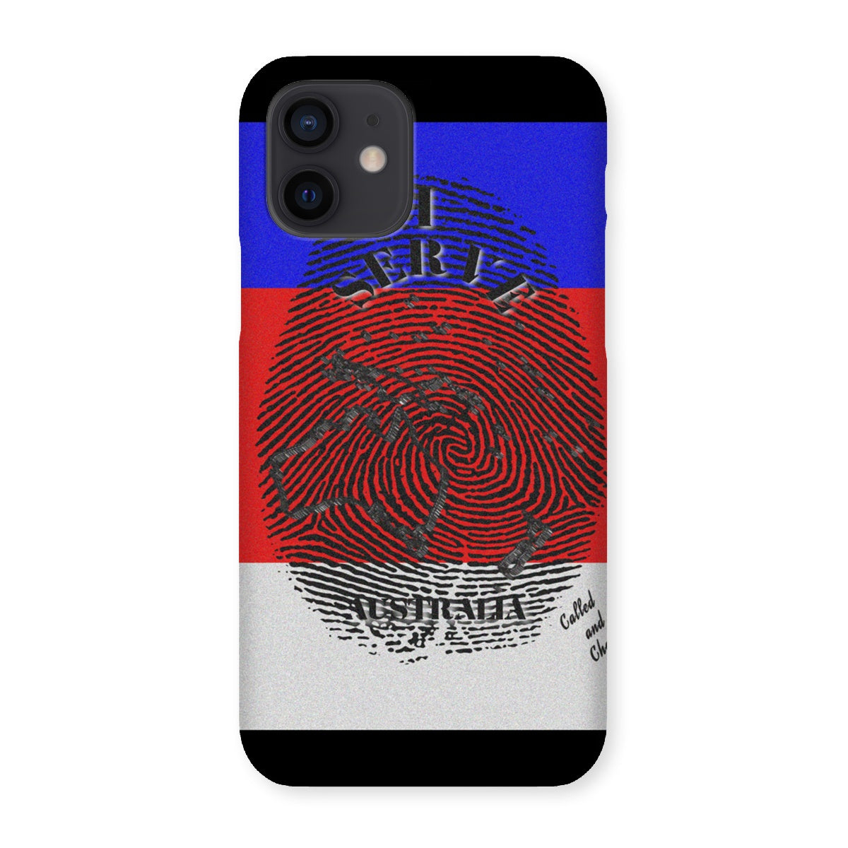I Serve Australia Fingerprint Snap Phone Case