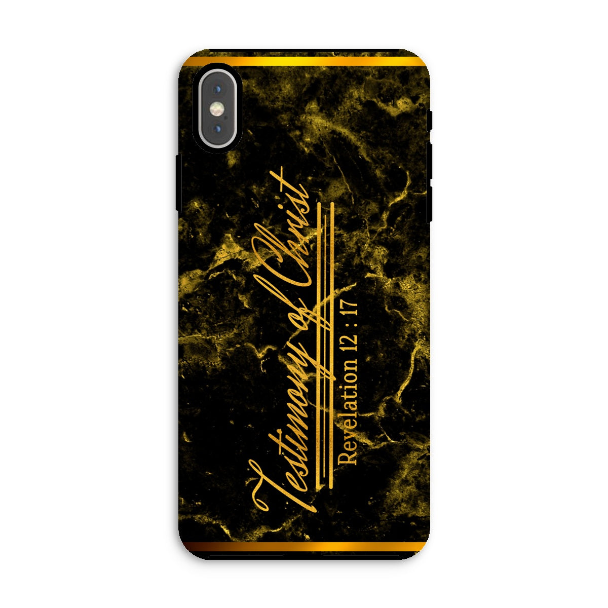 Testimony of Christ || Revelation 12:17 Tough Phone Case