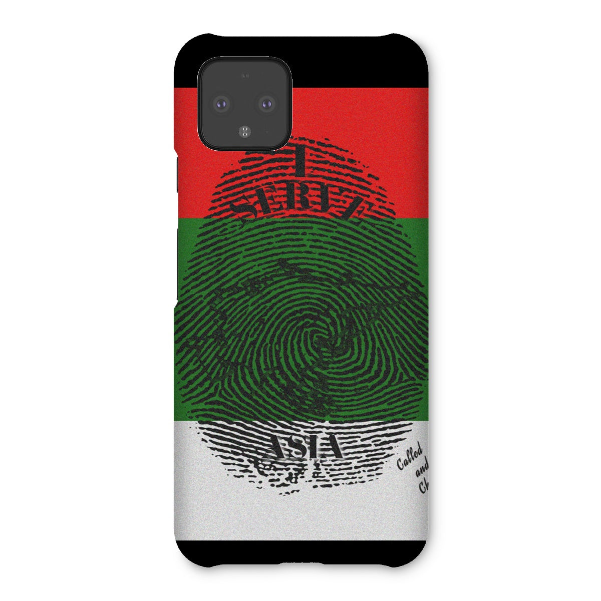 I Serve Asia Fingerprint Snap Phone Case