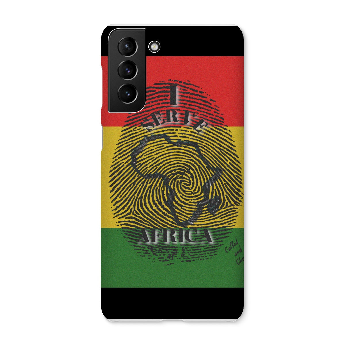 I Serve Africa Fingerprint Snap Phone Case