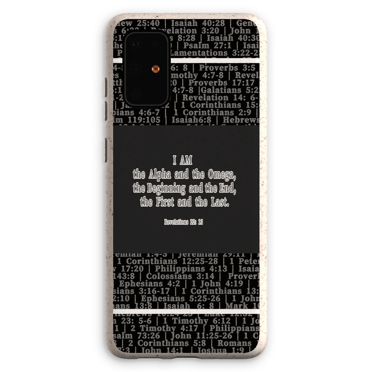 Revelation 22:13 Verse Eco Phone Case