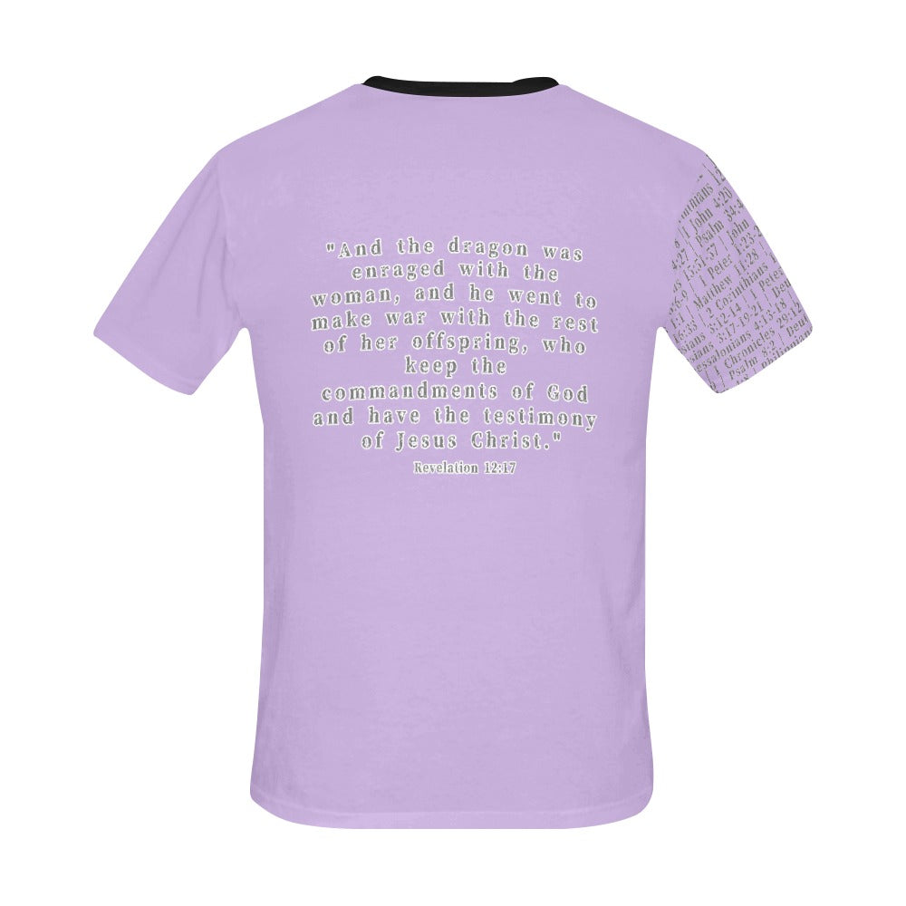 Adult Unisex Revelation 12:17 D.H.W. Jersey Tee