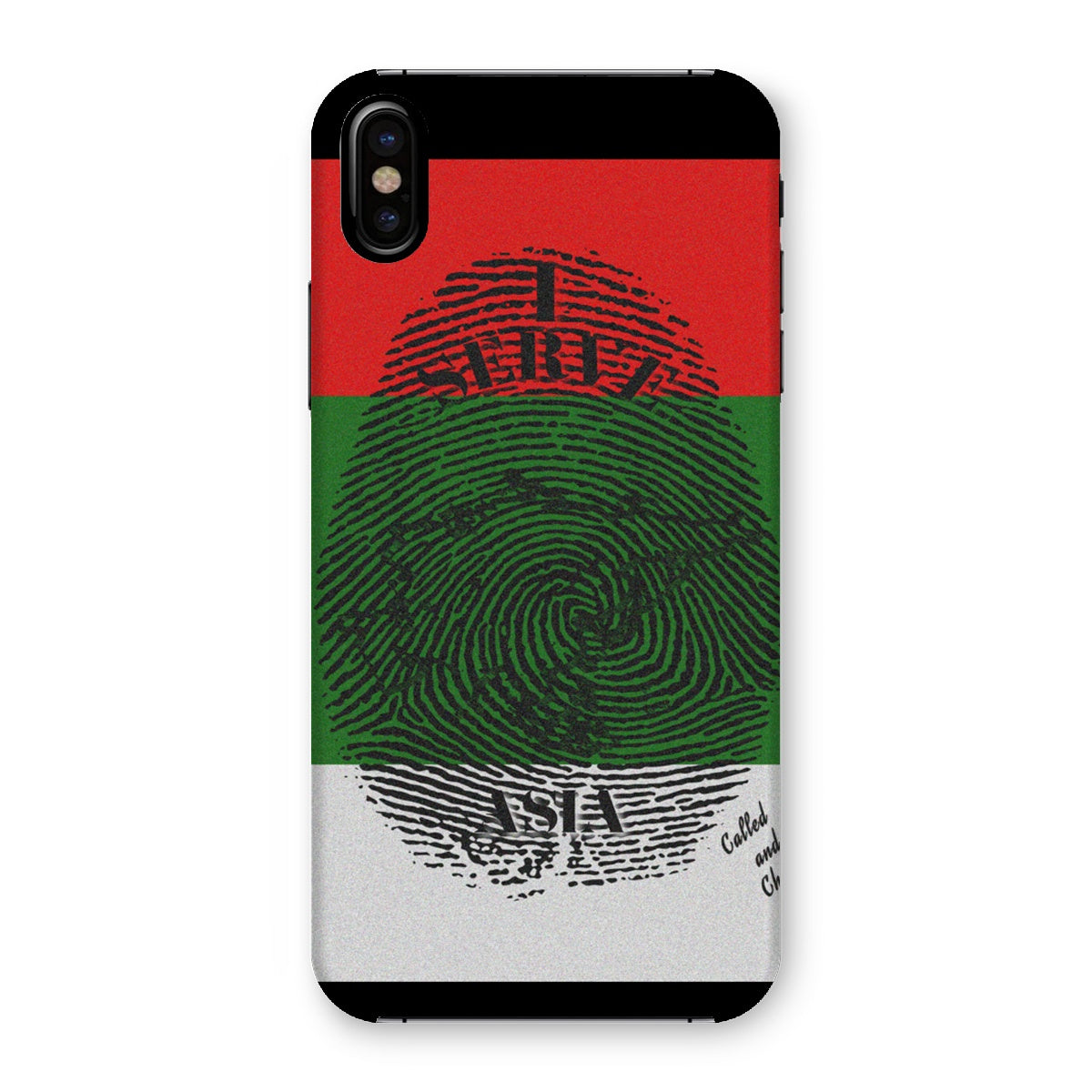 I Serve Asia Fingerprint Snap Phone Case