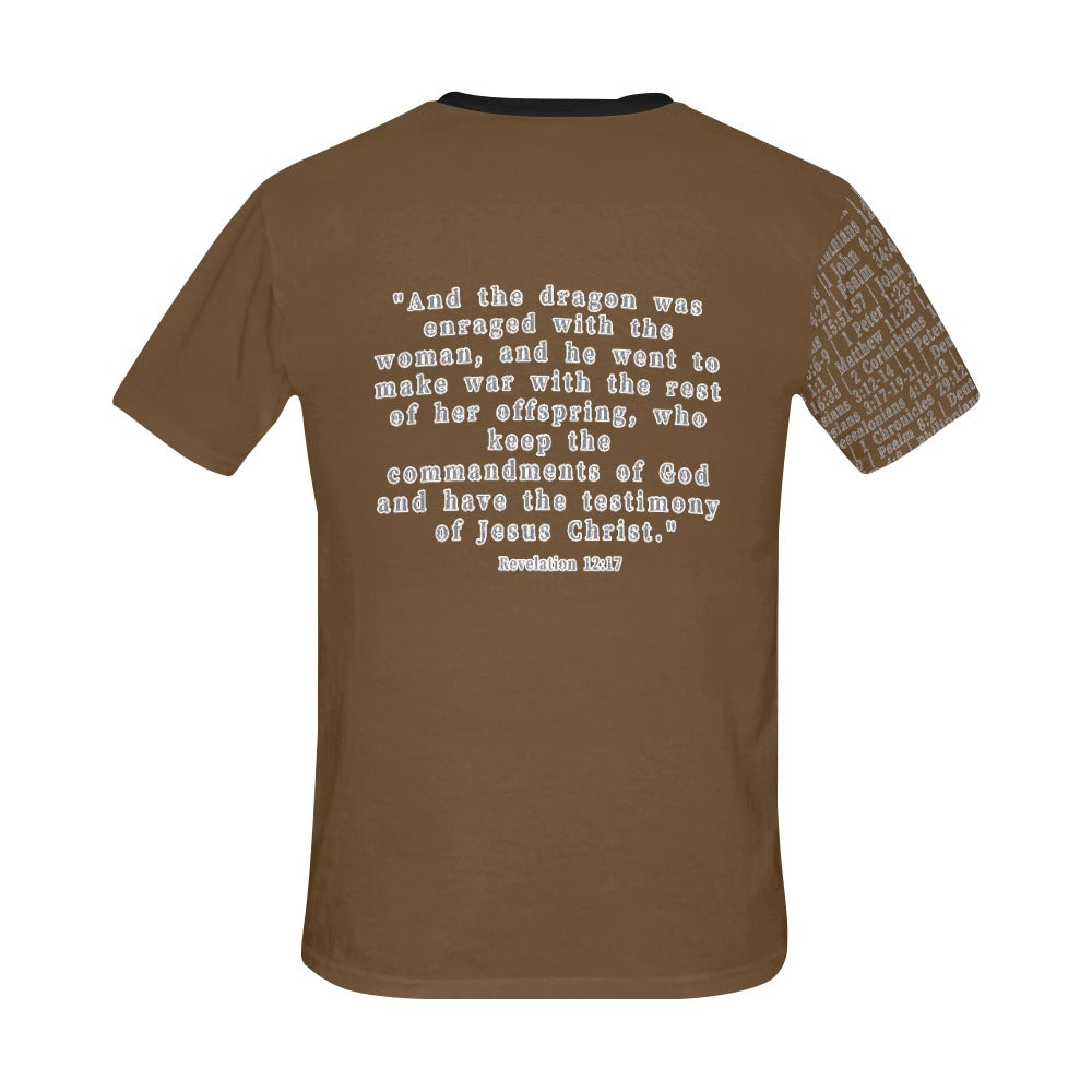Adult Unisex Revelation 12:17 D.H.W. Jersey Tee