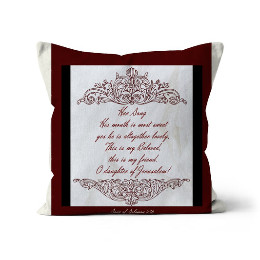 Her Song of Solomon Cushion