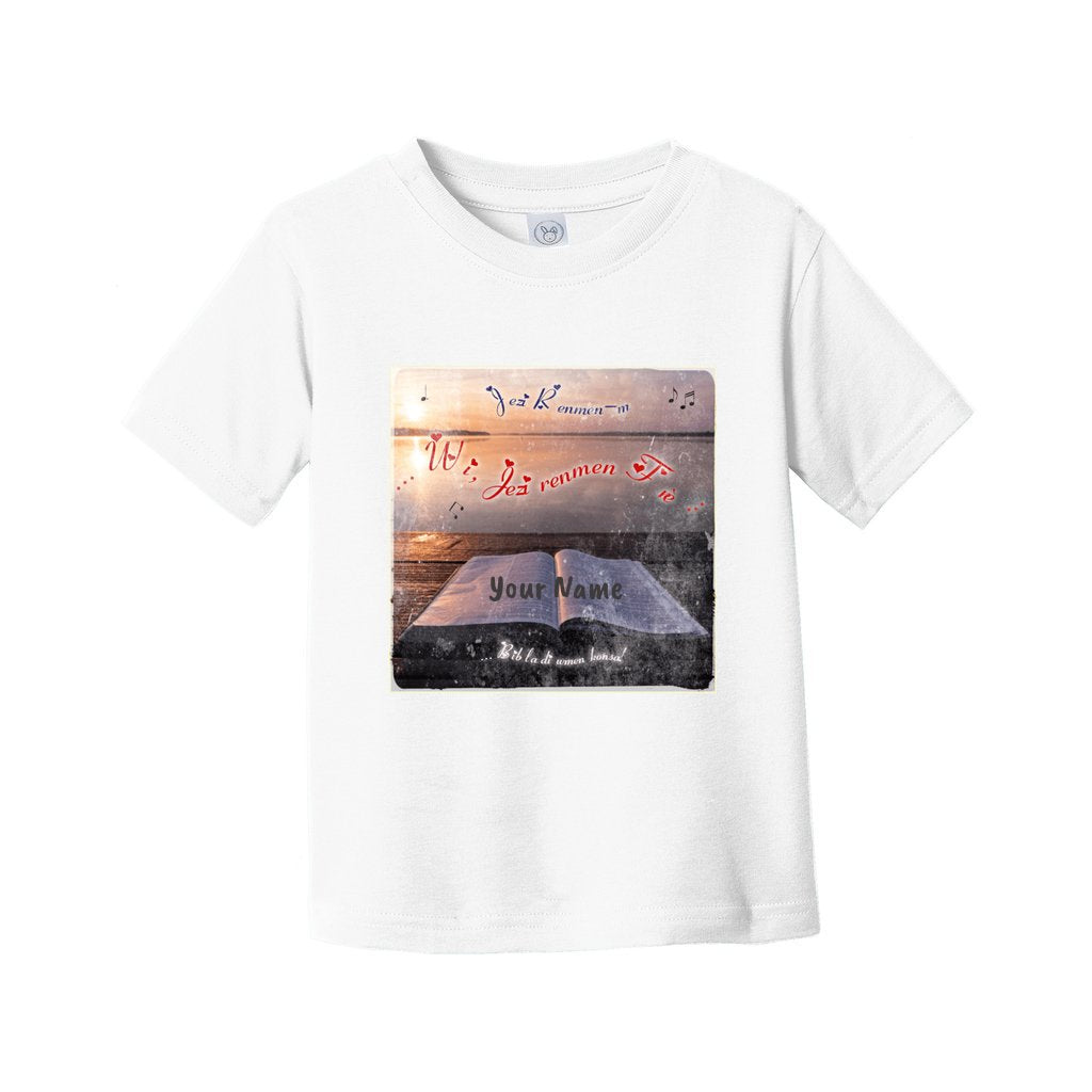 Creole || Toddler Boy's Jesus Loves Me Family Sing-along T-Shirt