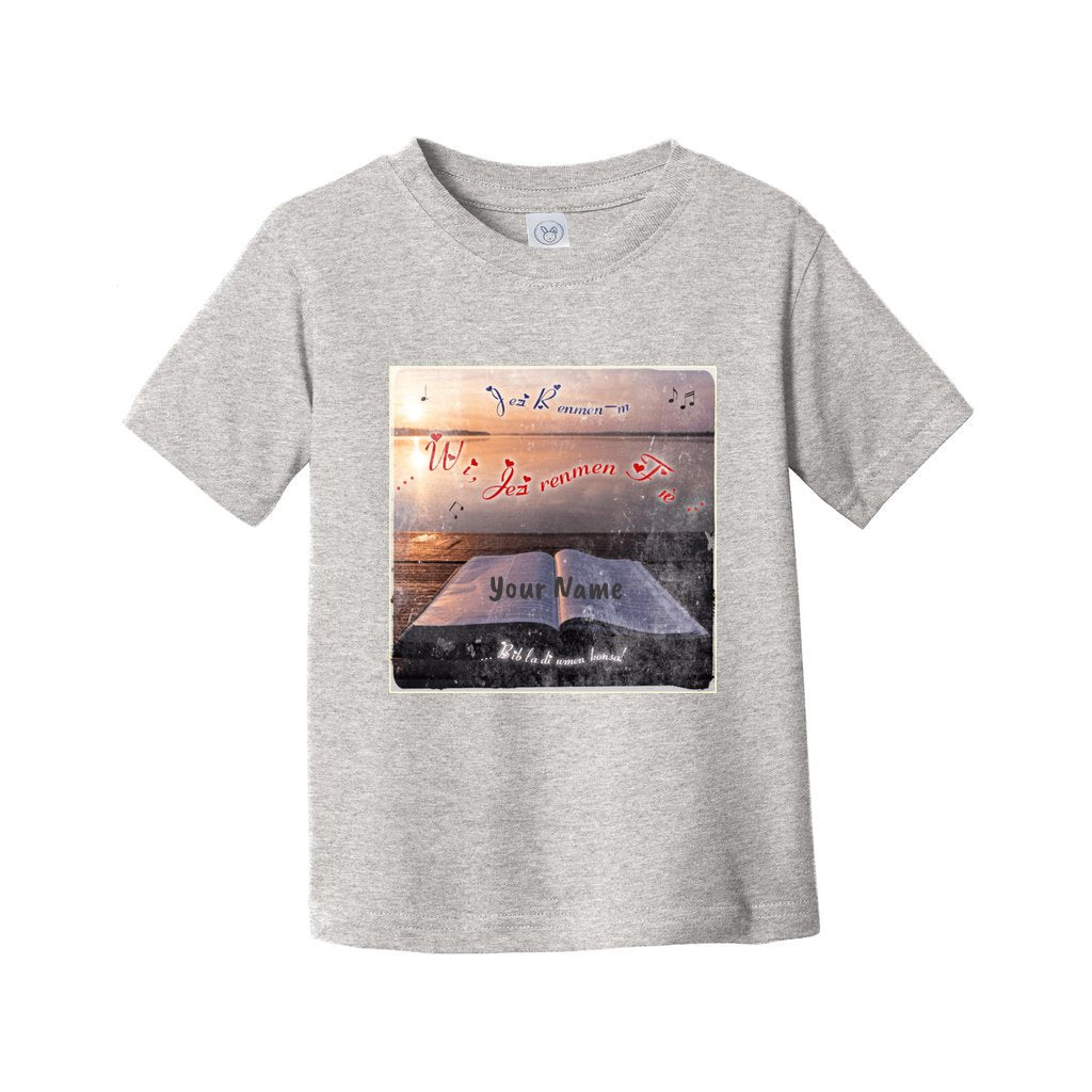 Creole || Toddler Boy's Jesus Loves Me Family Sing-along T-Shirt