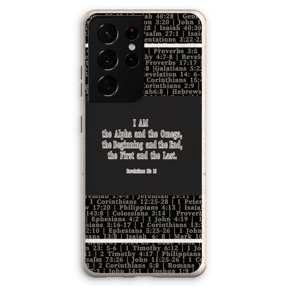 Revelation 22:13 Verse Eco Phone Case