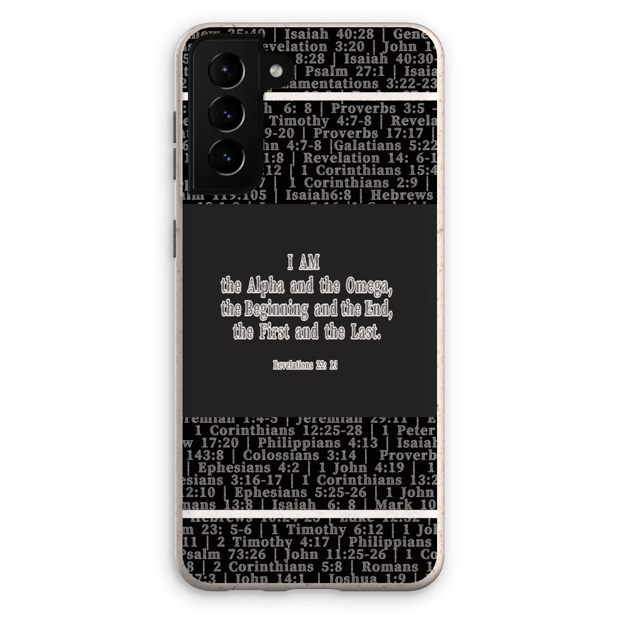 Revelation 22:13 Verse Eco Phone Case