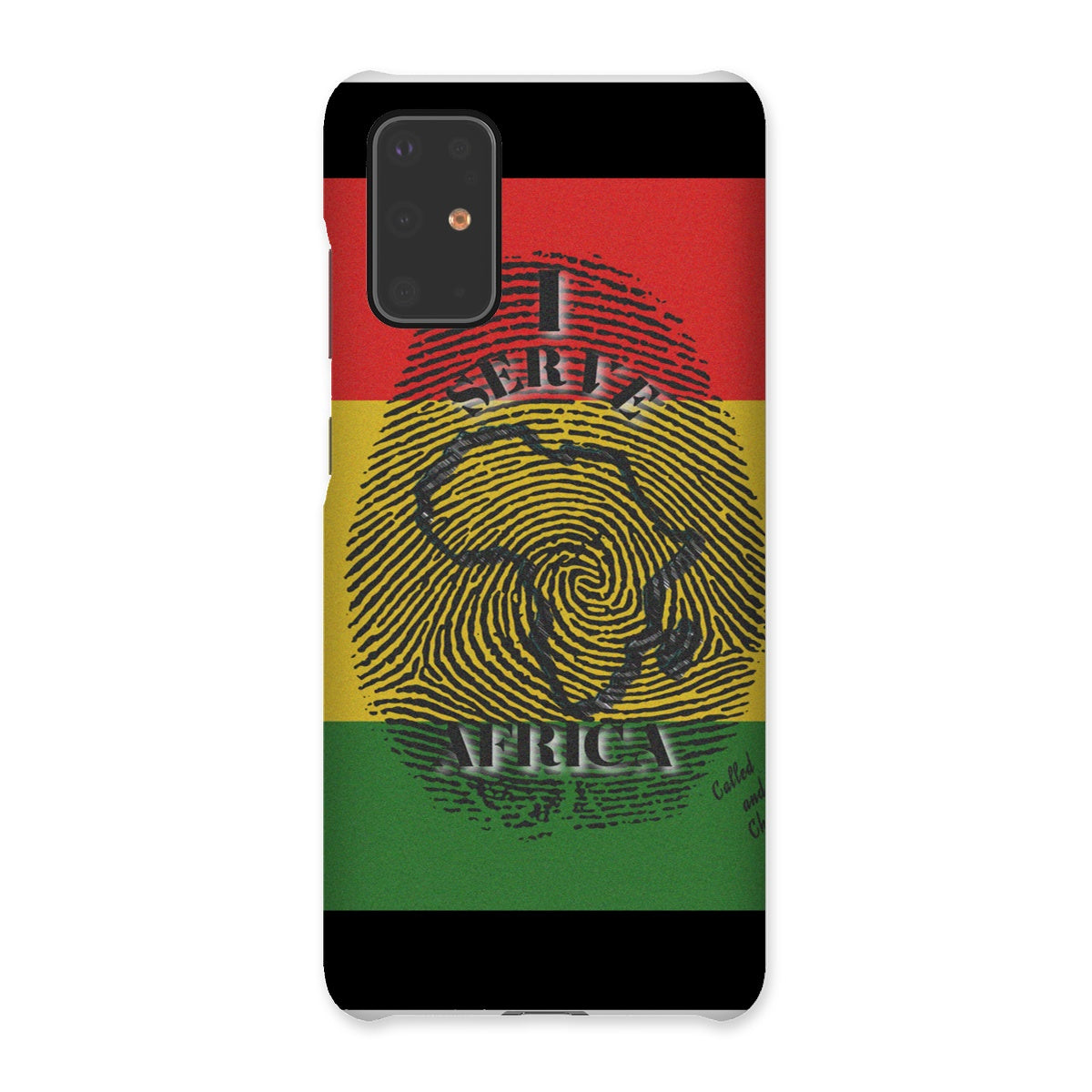I Serve Africa Fingerprint Snap Phone Case