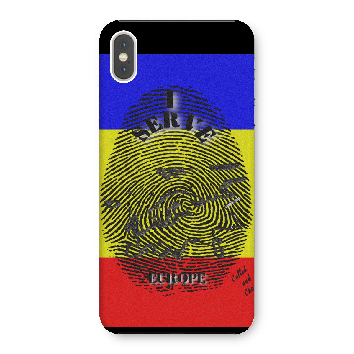 I Serve Europe Fingerprint Snap Phone Case