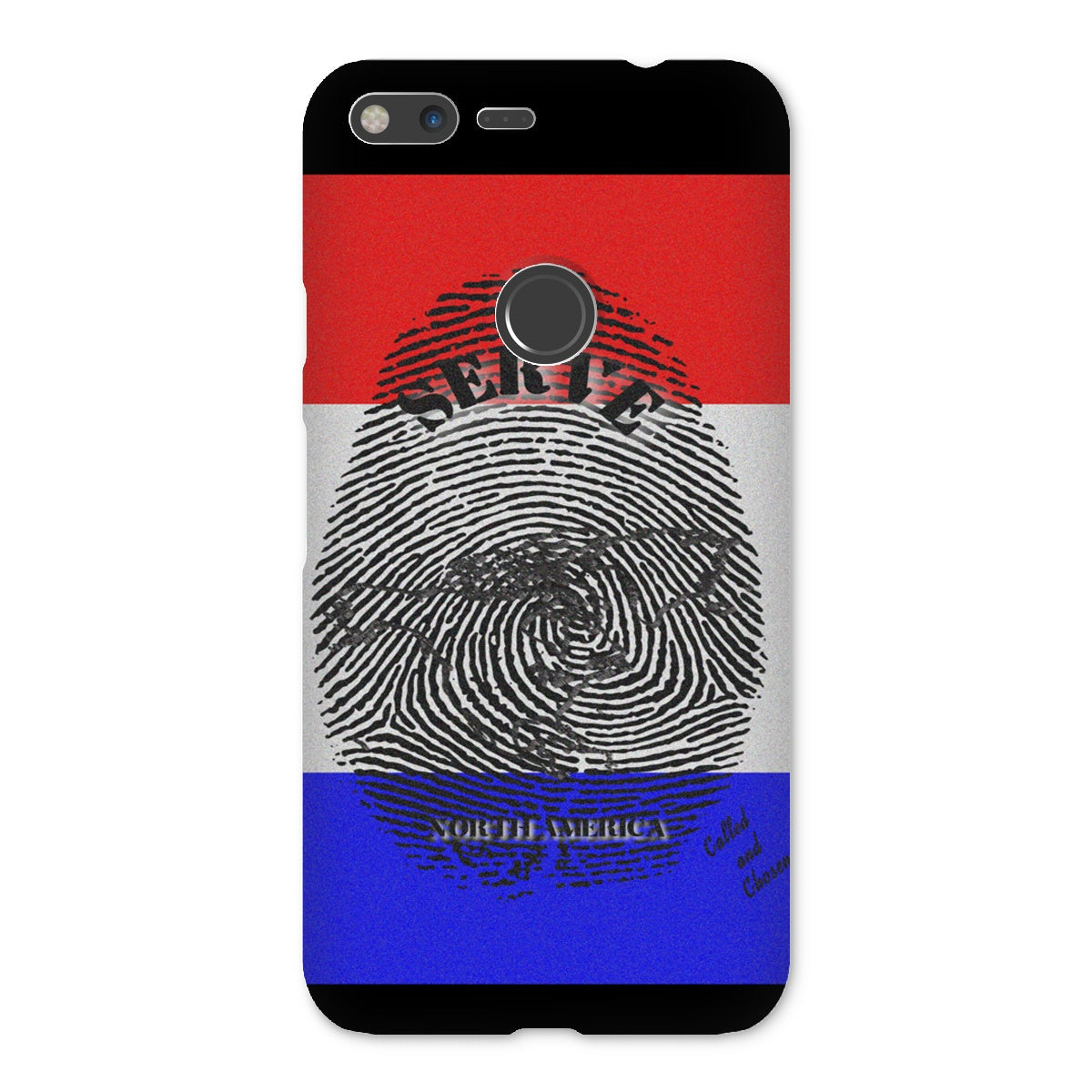 I Serve North America Fingerprint Snap Phone Case
