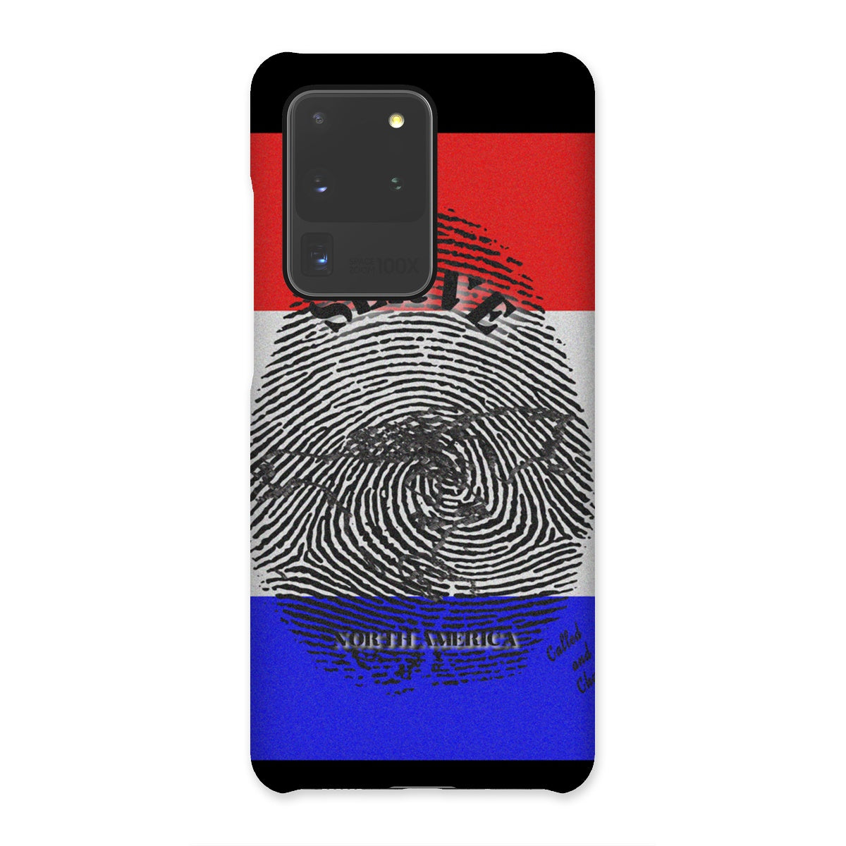 I Serve North America Fingerprint Snap Phone Case