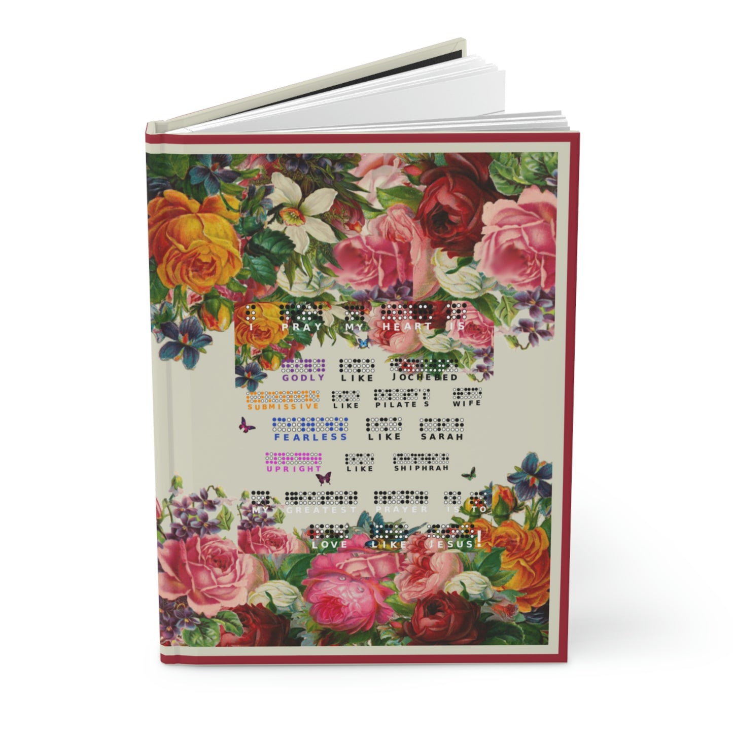 Braille || Love Like Jesus Girls' Journal || Floral