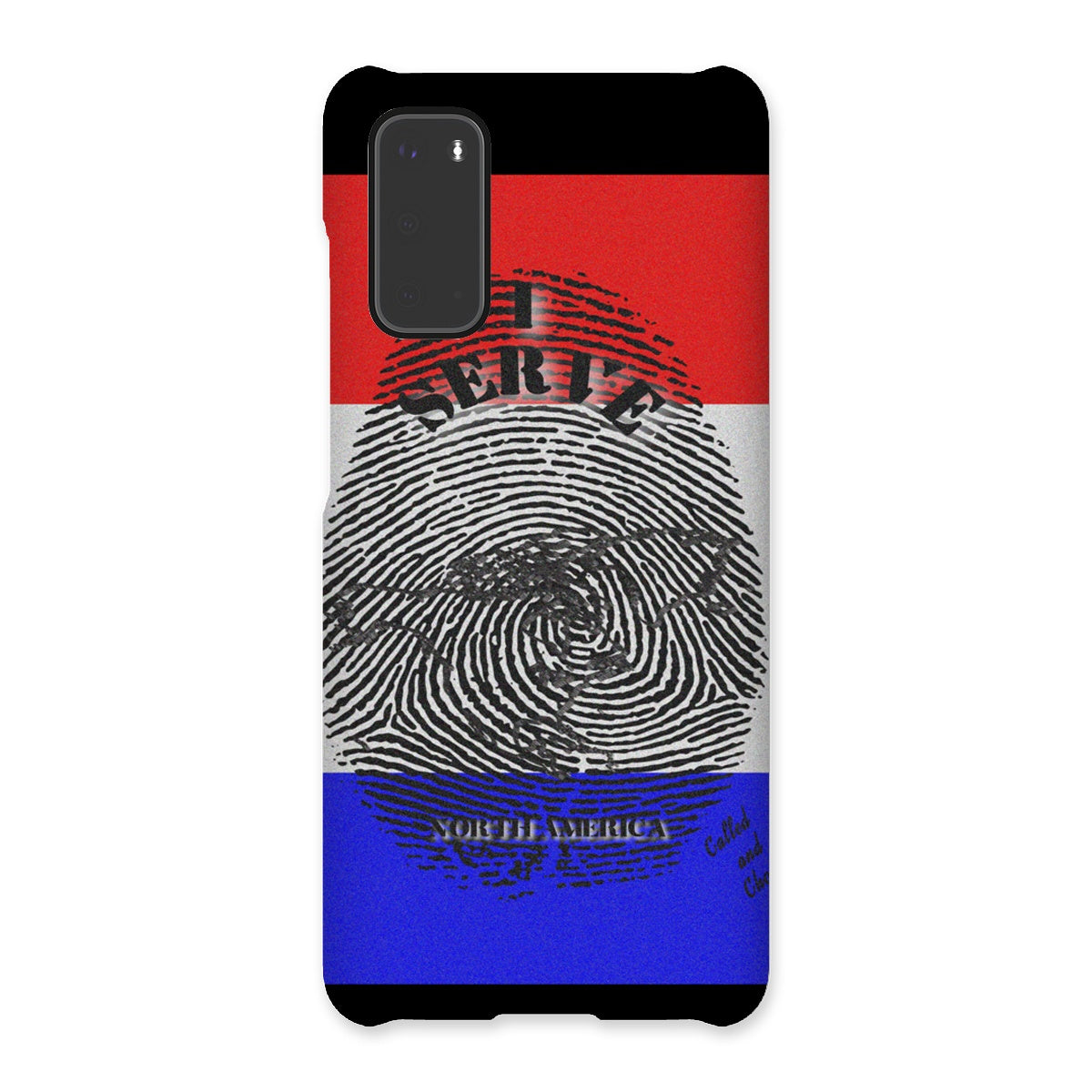 I Serve North America Fingerprint Snap Phone Case
